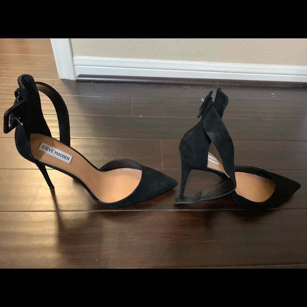 Ankle Strap Pointed Toe Heels